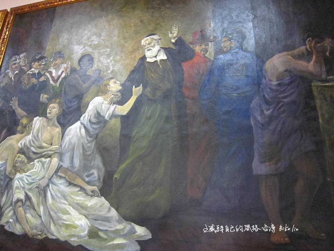 熱蘭遮城勇敢的荷蘭牧師Hambrock「最後的訣別」動容油畫