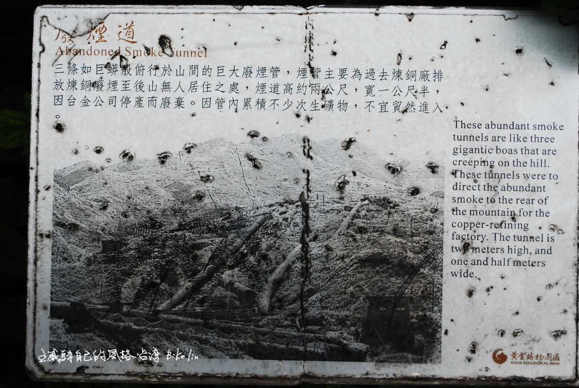 斑駁導覽牌歲月痕跡