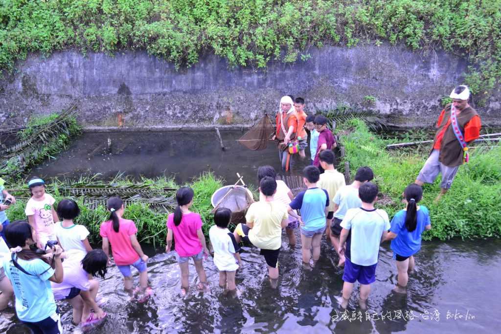 阿美族人Palakaw巴拉告三層結構物生態捕魚法