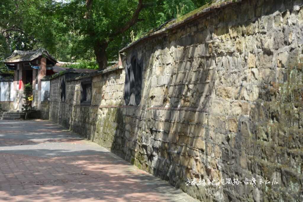 「林本源園邸」外牆意象「板橋古城」