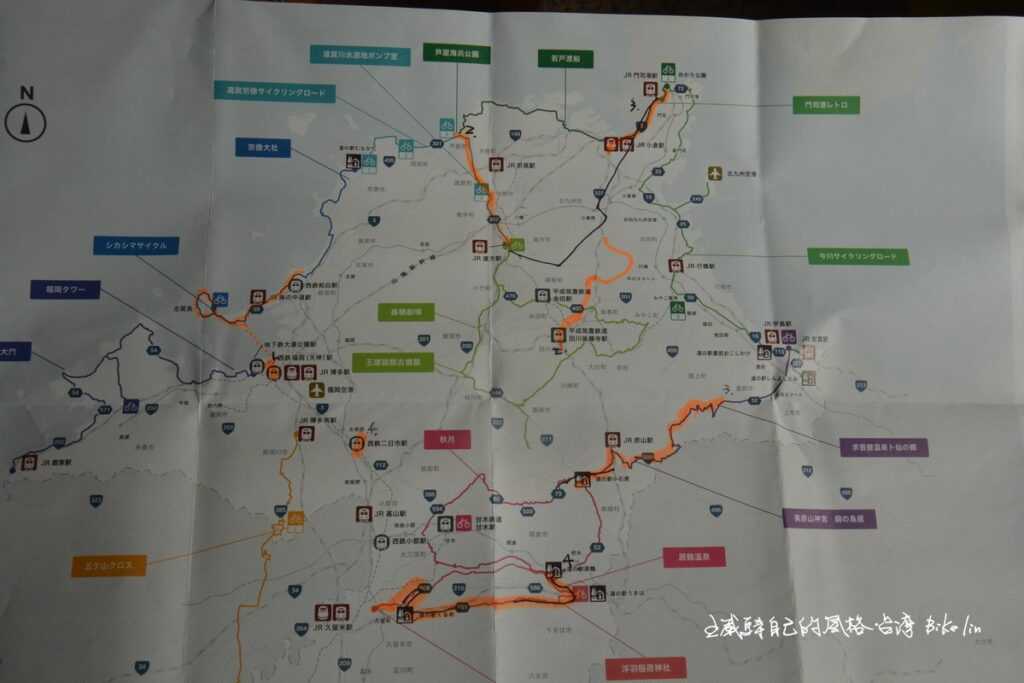 妥協永遠不夠用的時間,也只能挑點局部踩線福岡〈橘色線四天行程〉
