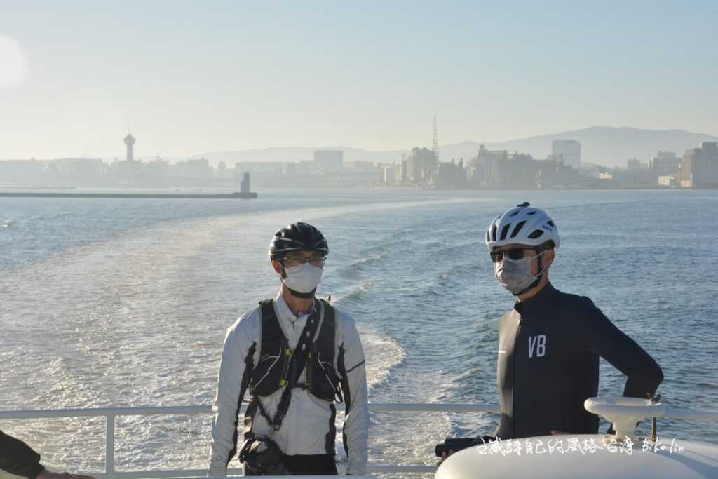 「西戸崎港」單車直接連人搭渡輪往「志賀島」