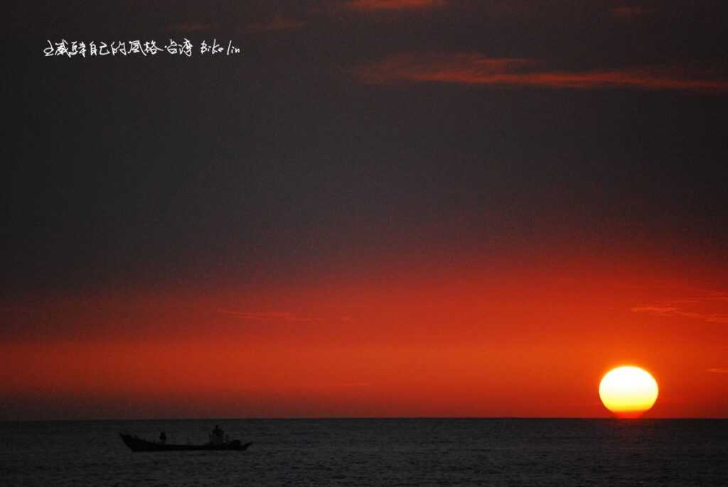 一葉扁舟西下沙崙