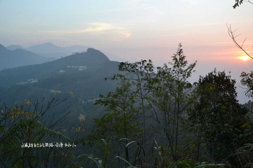 繞過武界嶺茶莊下山