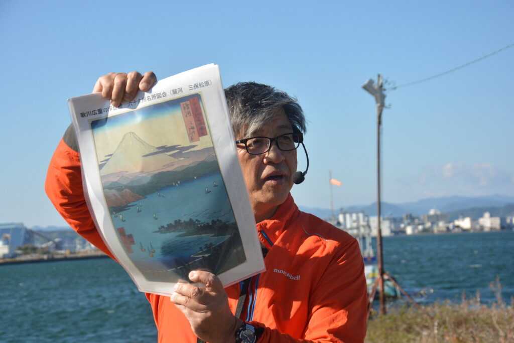 Yamauchi san現地解說《東海道五十三次》珍貴浮世繪