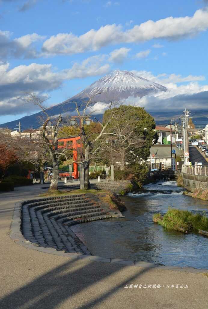 老天爺有始有終賞賜終點「富士山本宮浅間大社」的富士山