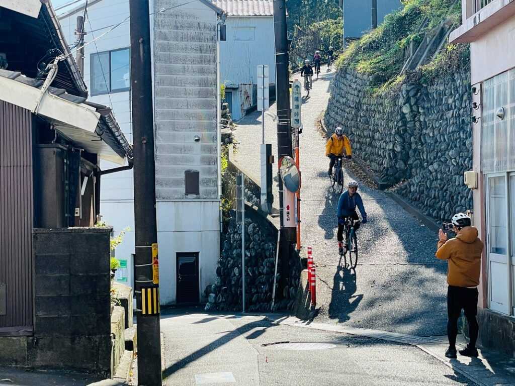 下到平路「薩埵峠」老街  photo by富士山サイクルネット協議会