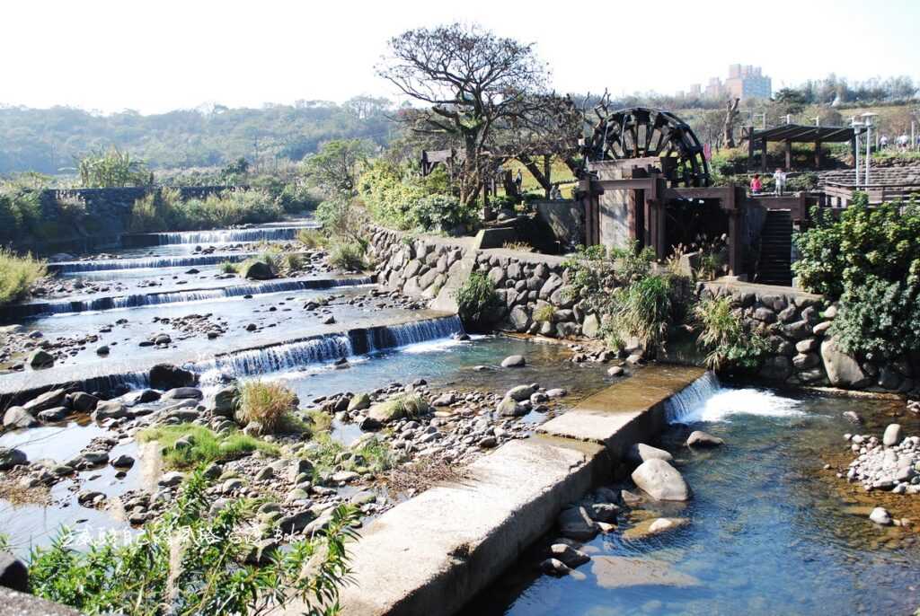 八連溪著名大型「福德水車生態園區」