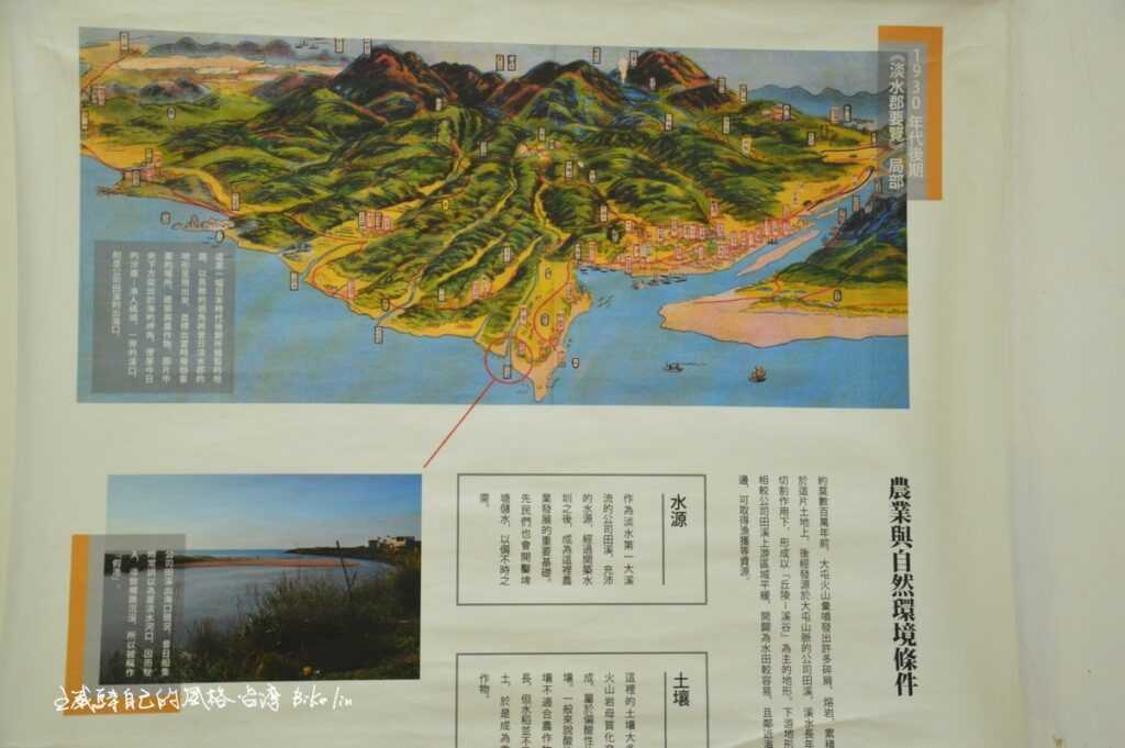 程氏古厝古地圖標示「公司田溪」分佈 
